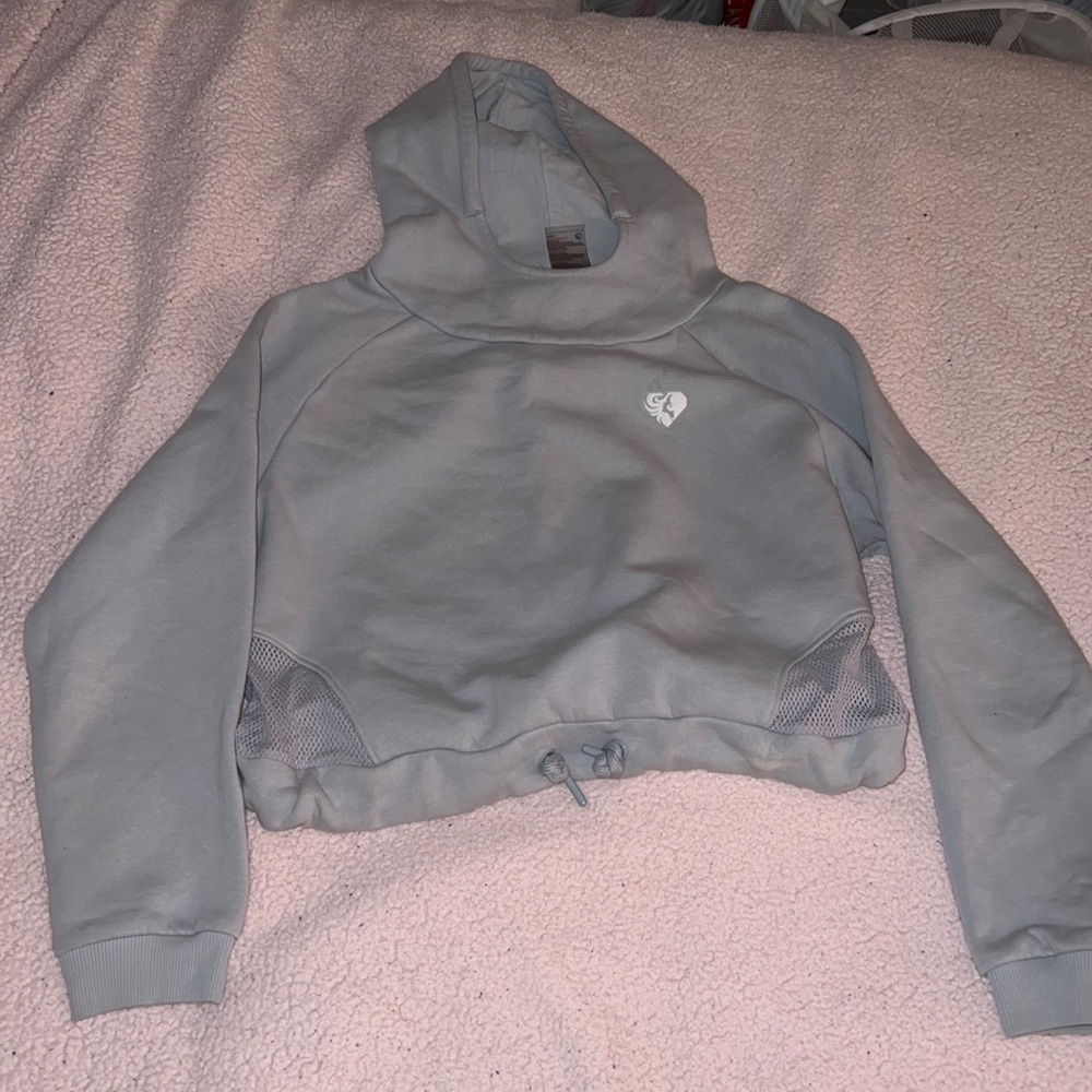 Cropped Womens Best Mesh Hoddie